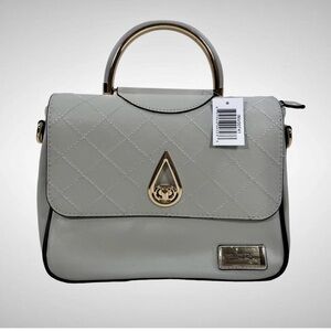 NEW Women's Bella Russo Purse/Handbag Light Gray NWT